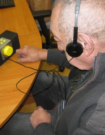 Specializované kompenzační pomůcky pro zrakově postižené klienty Palaty