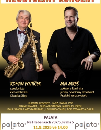 Pozvánka na Neobyčejný koncert 11.9. od 14h